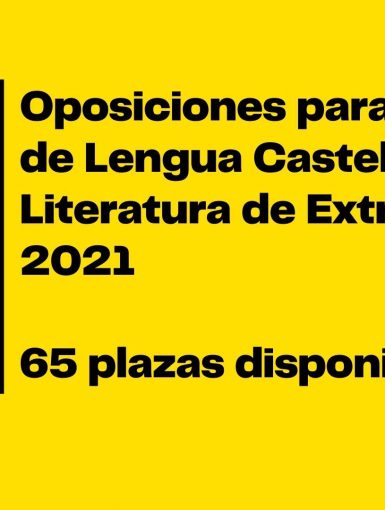titulo de post para oposicionesdelengua.es post convocatoria Oposiciones para Profesor de Lengua Castellana y Literatura de Extremadura 2021 65 plazas disponibles